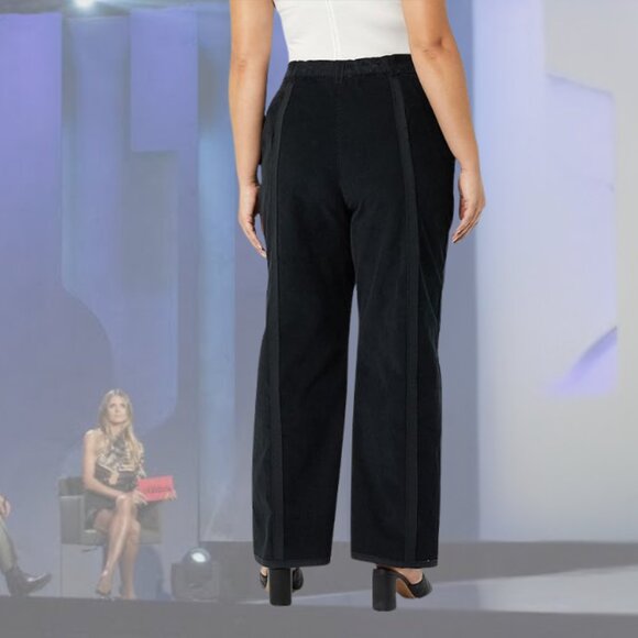 NWT - MAKING THE CUT - Deconstructed Wide Leg Pants - Black - Various Sizes - Picture 2 of 7
